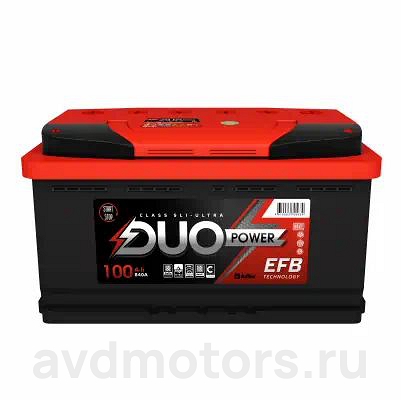 DUOPEFB1003R — Аккумулятор 100 DUO POWER